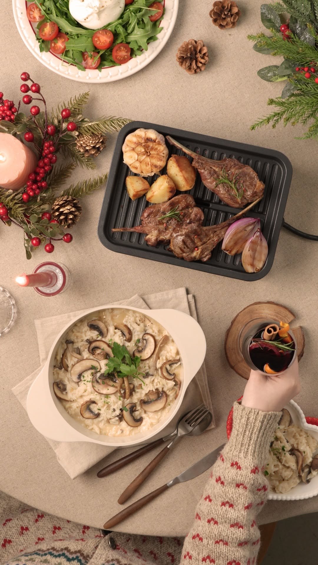 tefal_kr 게시물 이미지: 나홀로 크리스마스 파티는 더욱 근사하게🎄

연말만큼은 합법적 치팅데이니까,
내 취향...