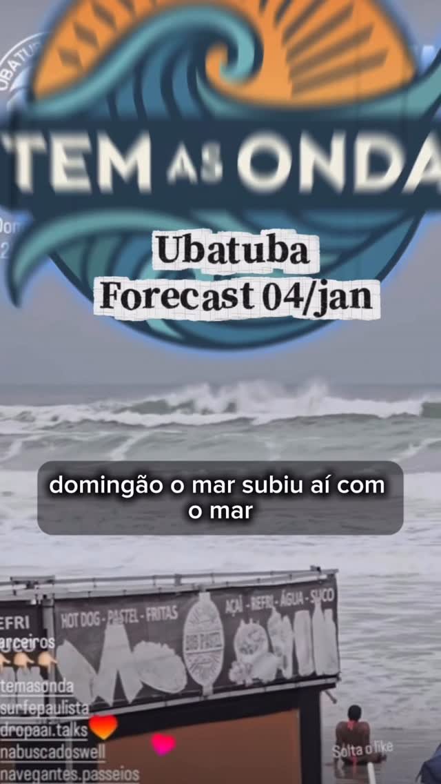 temasonda 게시물 이미지: Ubatuba na tela | Forecast desse DOMINGO...