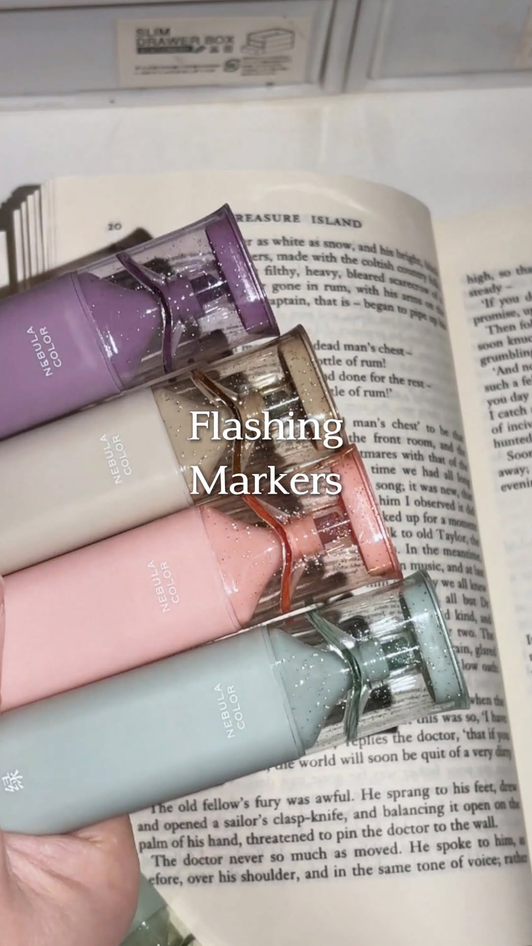 temu 게시물 이미지: Soft pastel markers with a shiny finish that...