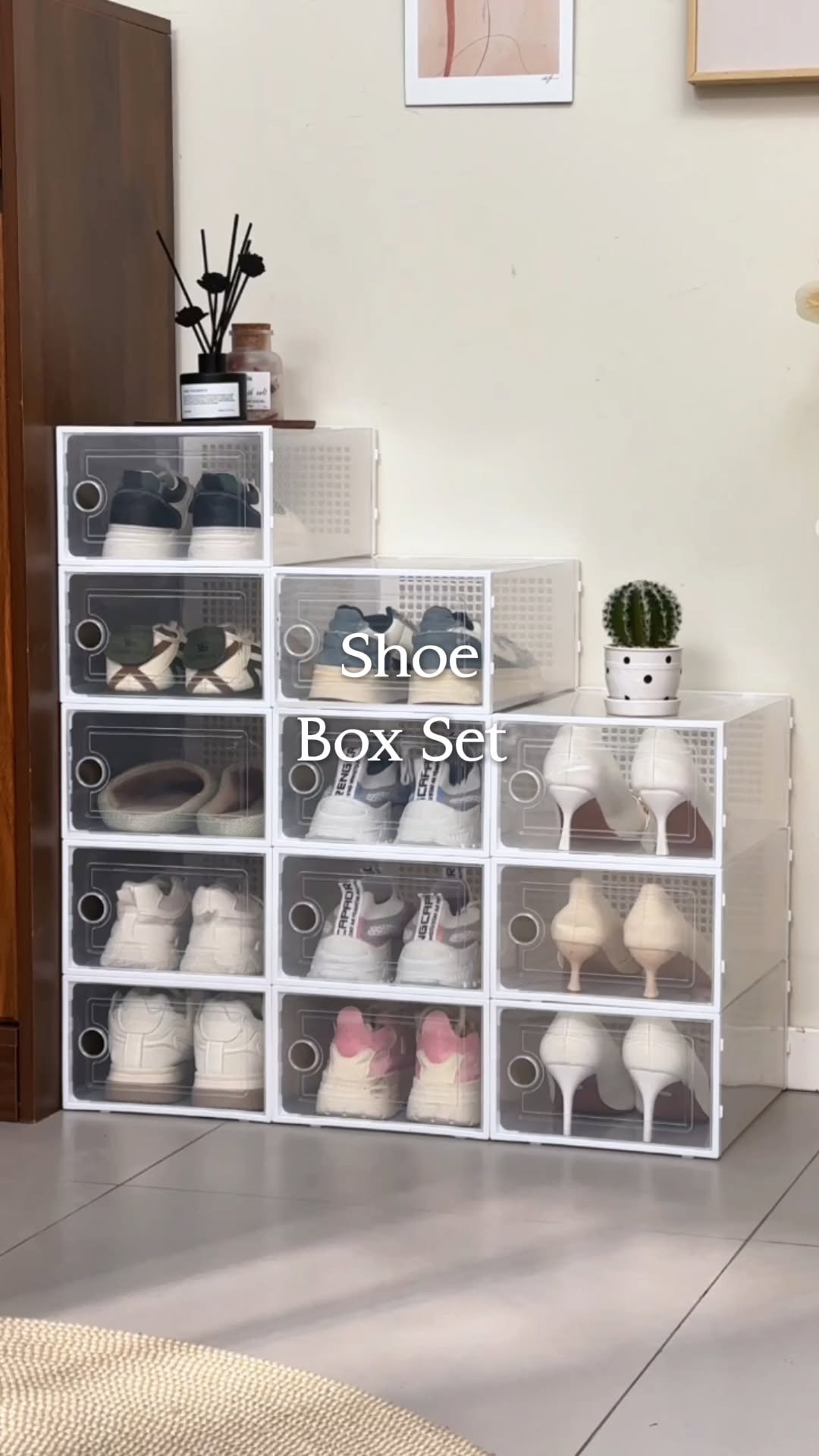 temu 게시물 이미지: Clear, breathable boxes that make it easy to...