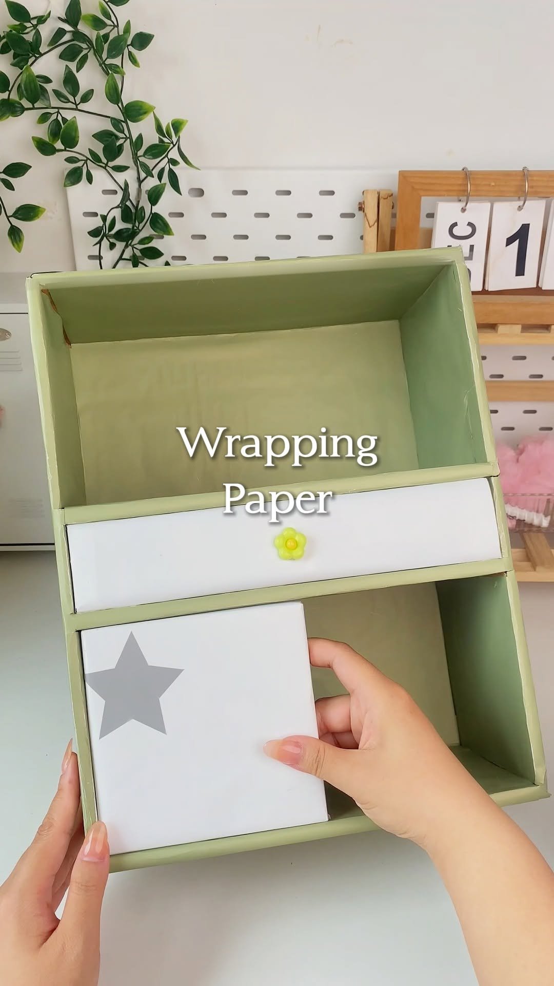 temu 게시물 이미지: Turn simple wrapping paper into a stylish DIY...