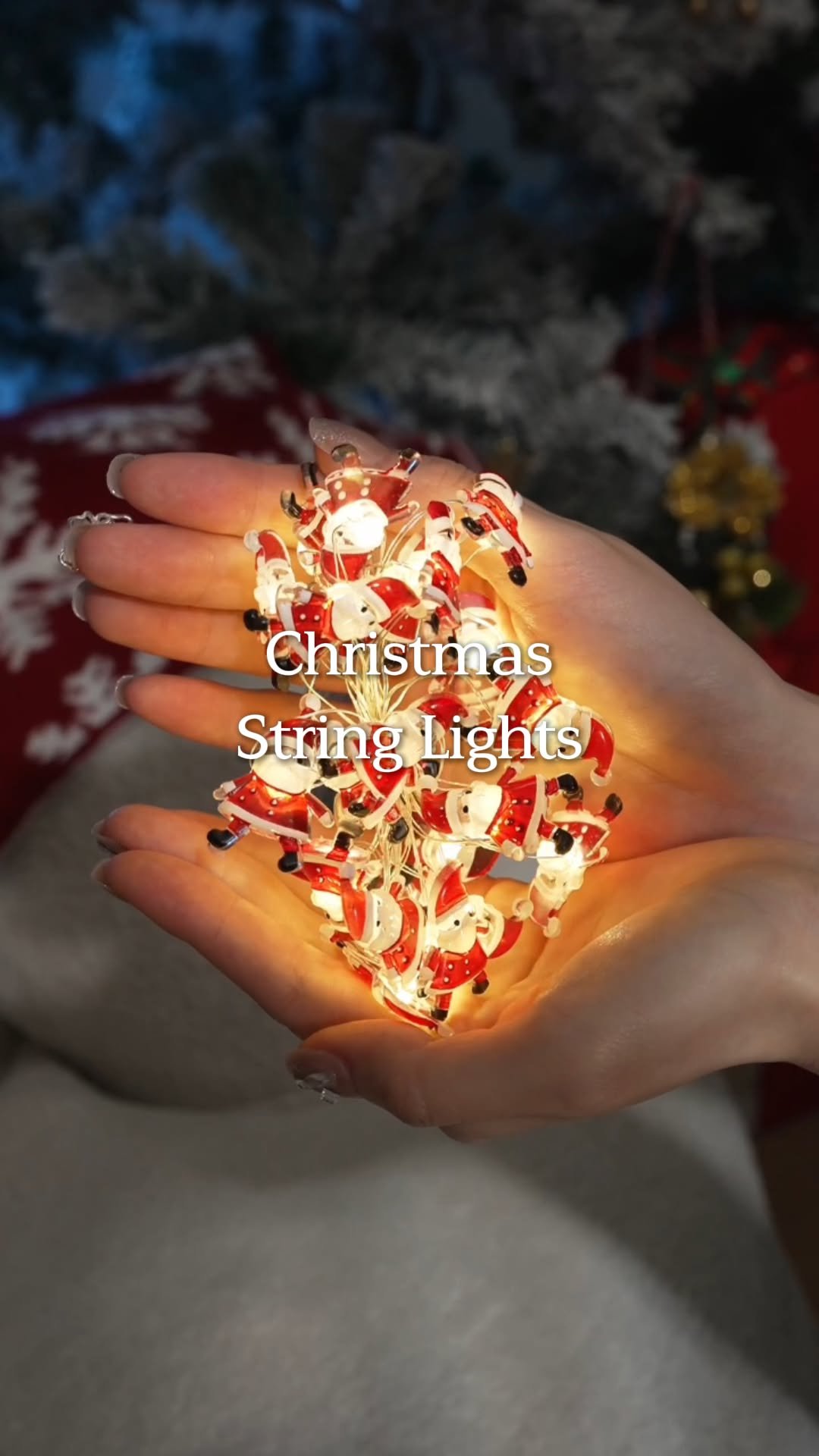 temu 게시물 이미지: Warm glowing gift-box lights that bring a...