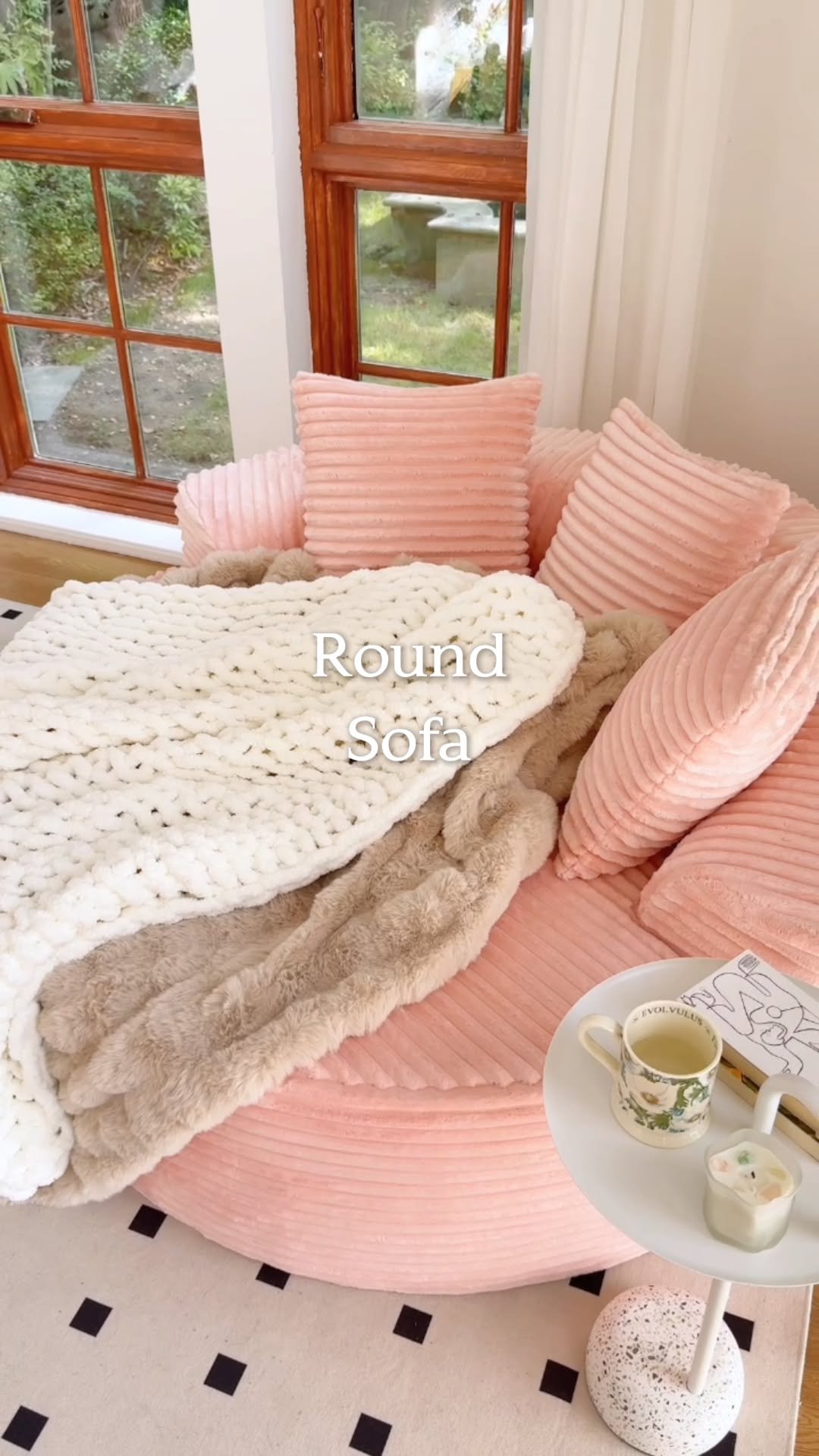 temu 게시물 이미지: Soft, cozy seating that turns any corner into...