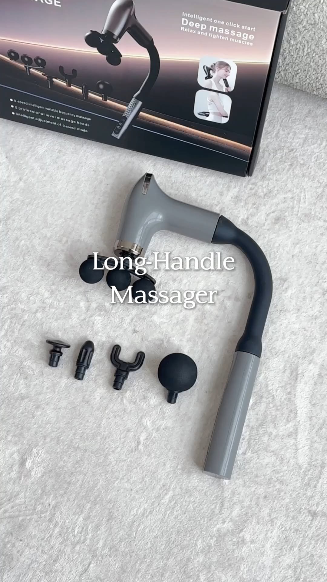 temu 게시물 이미지: This powerful back massage gun targets deep...