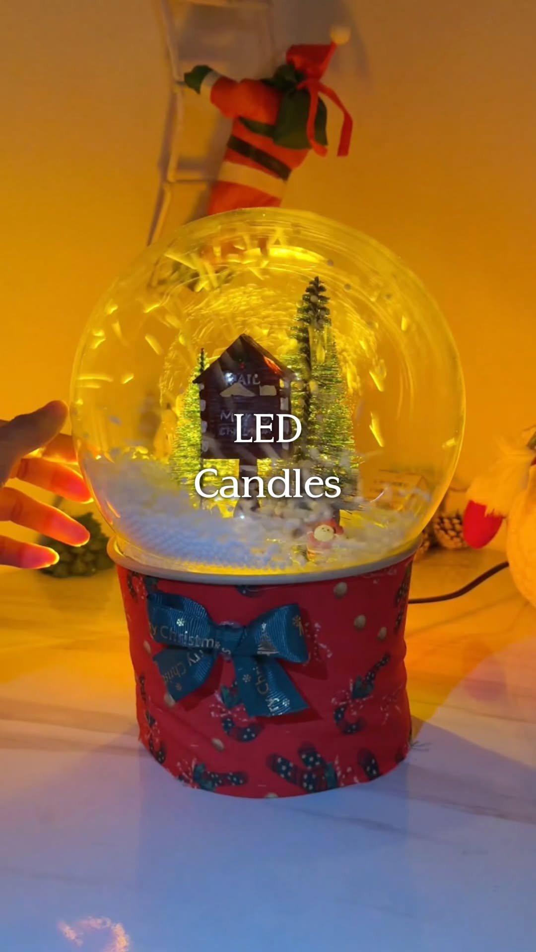 temu 게시물 이미지: Battery-powered candles with a soft flicker...