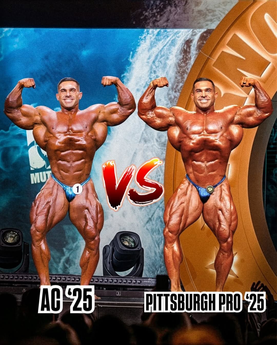 Photo shared by Pittalis Muscle MEDIA on May 14, 2025 tagging @suleose, @official_rxmuscle, @bisandtris, @tfe_media, and @aflexfitnesss. May be an image of 1 person, biceps, body building, magazine, poster and text that says 'MU VS A0'25 AC '25 PITTSBURGH PRO '25'.