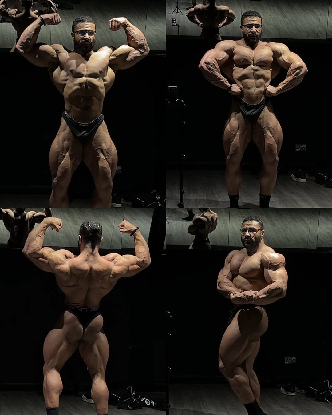 Photo shared by Phil (트포이) 🇰🇷 on February 16, 2026 tagging @calum_teamprocoach, @onepunchnaz, and @pittpowerfit. May be an image of one or more people, biceps, people bodybuilding and text.