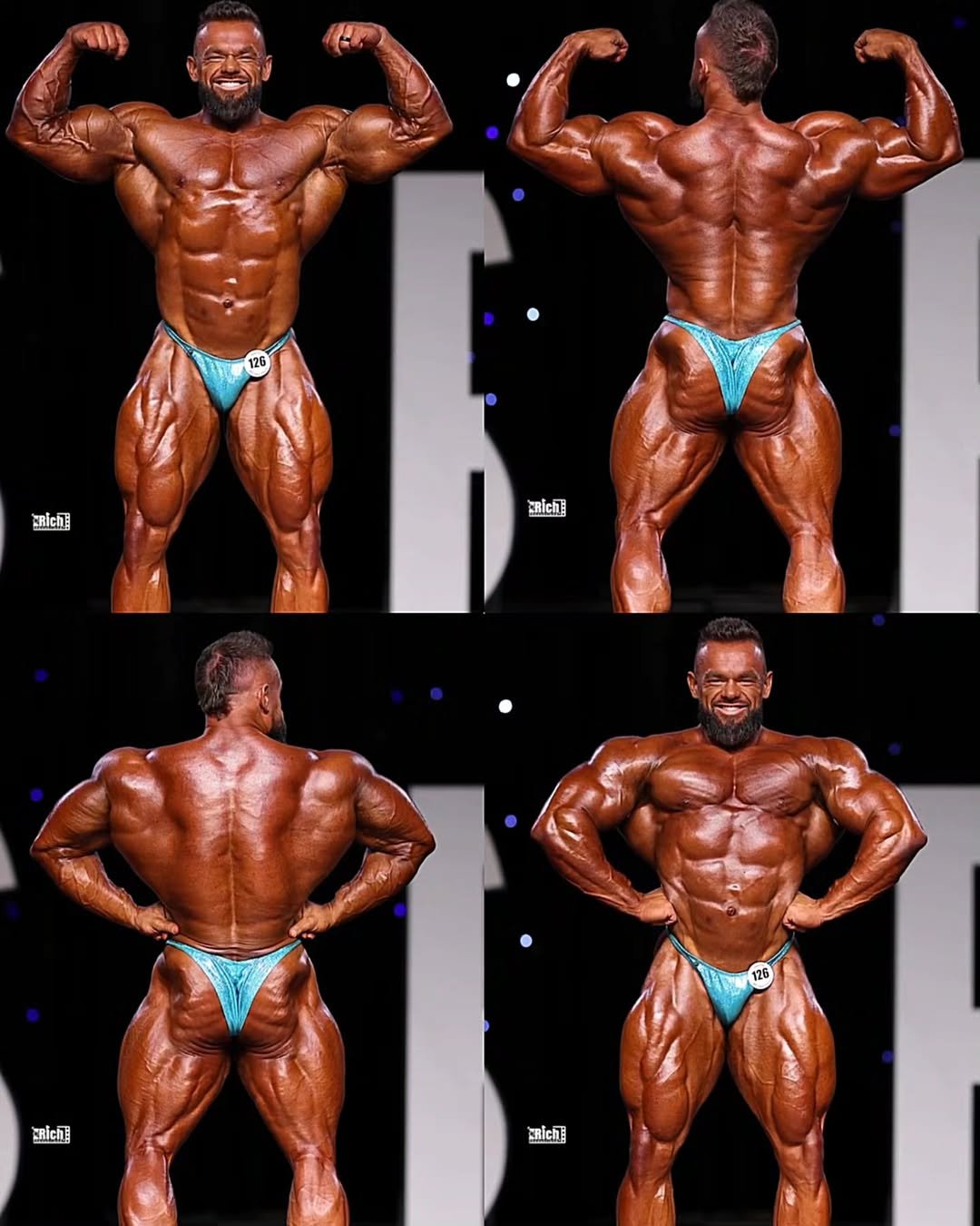 Photo shared by Phil (트포이) 🇰🇷 on August 12, 2025 tagging @jordanhutchinsonifbb, @mrolympiallc, @battleupproductions, @zrichproductions, @battleupmedia, and @timgardnerproductions. May be an image of 1 person, biceps, body building and text.