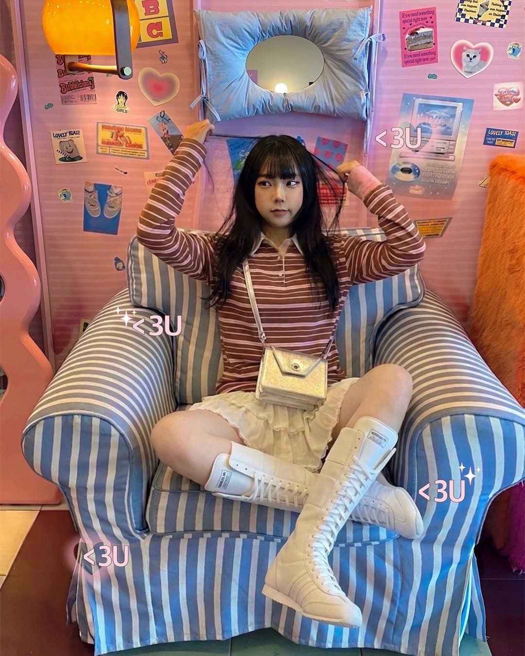 Photo shared by sa♡⃕ on March 30, 2026 tagging @kisyning. May be an image of miniskirt and text.