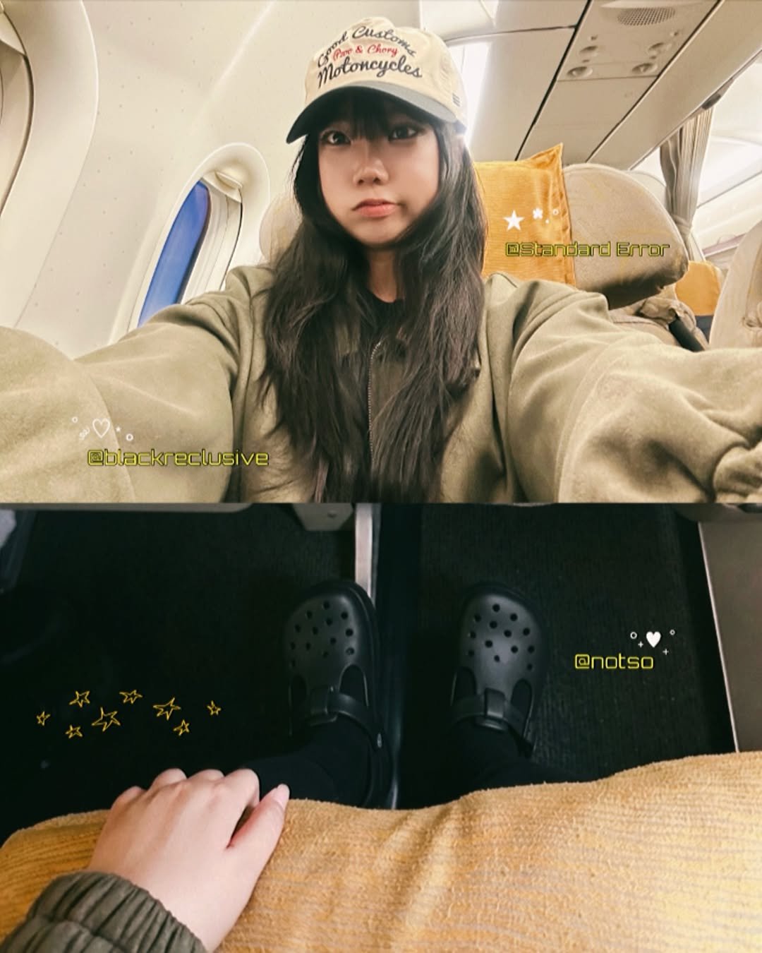 Photo by sa♡⃕ on March 23, 2026. May be an image of hat and text that says 'Custon Clin ToBoTcyюBK Chorg @Standard @StandardError ฮก Error ＠Star ٠٨ @blackreclusive @blackr eclusive @r @notso'.