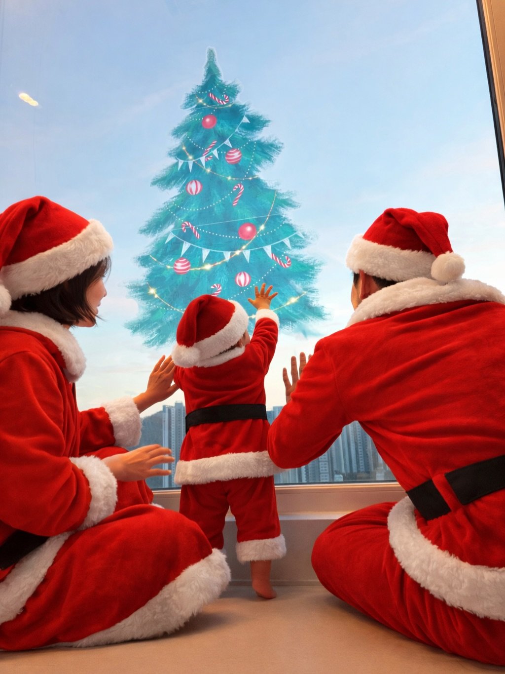 Photo by 땡큐girl on December 18, 2025. May be an image of christmas tree, tablet and text.