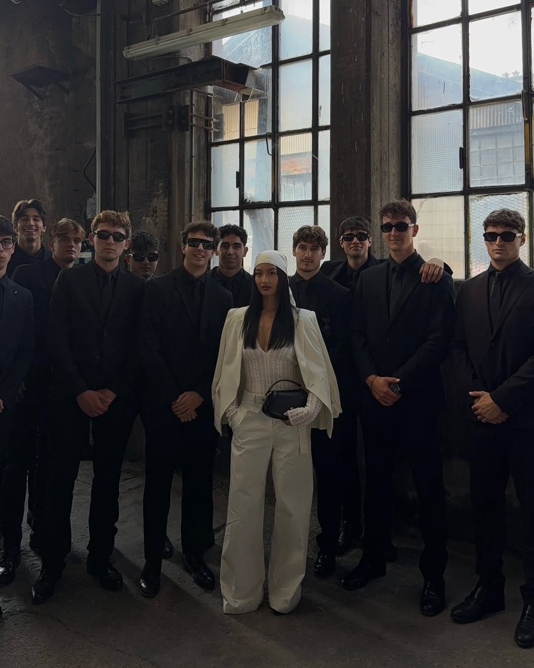 Photo by Thanya Wong on October 13, 2025. May be an image of standing, dinner jacket, suit and text.