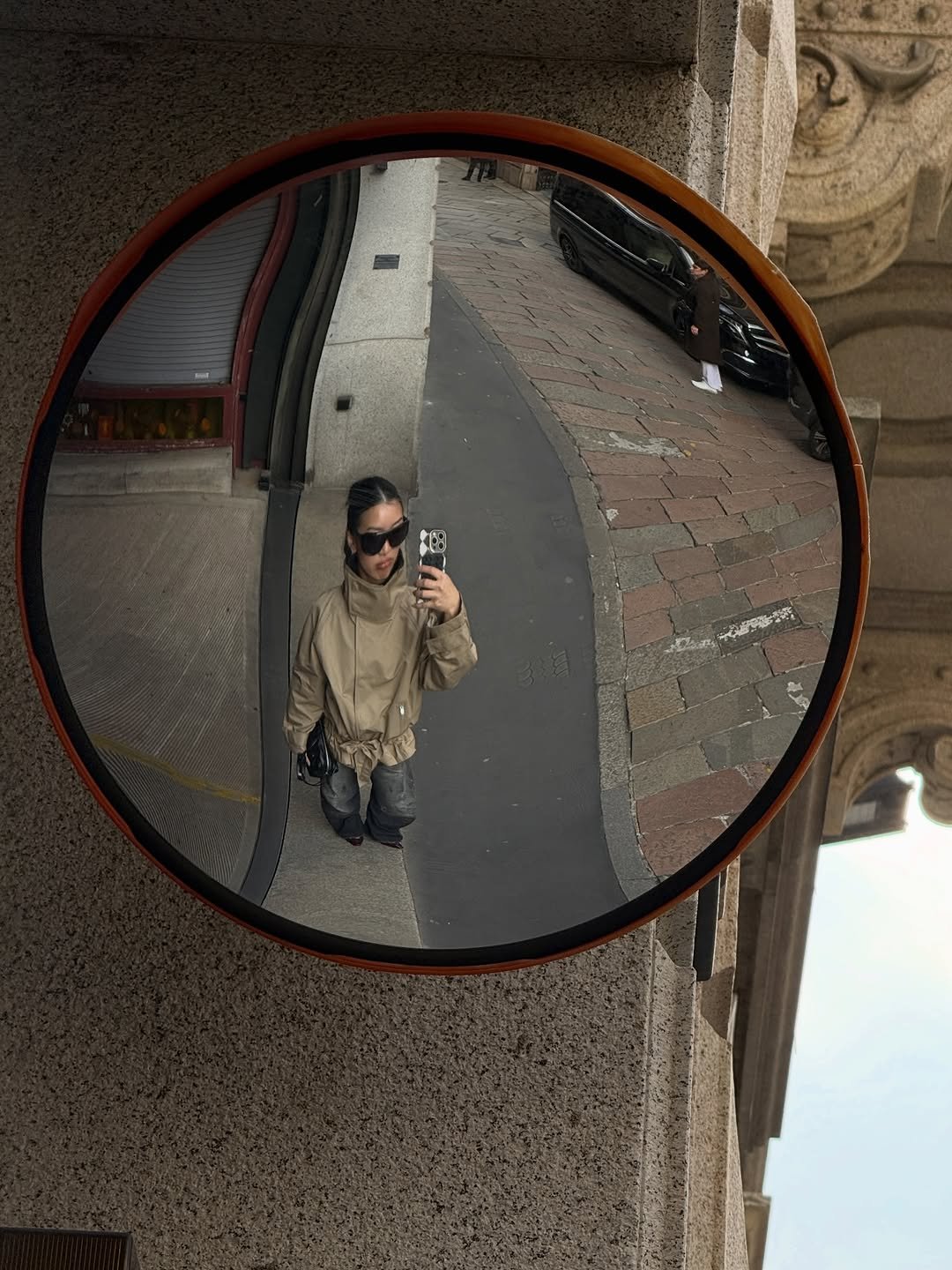 Photo by Thanya Wong on March 14, 2026. May be an image of mirror, manhole and text.
