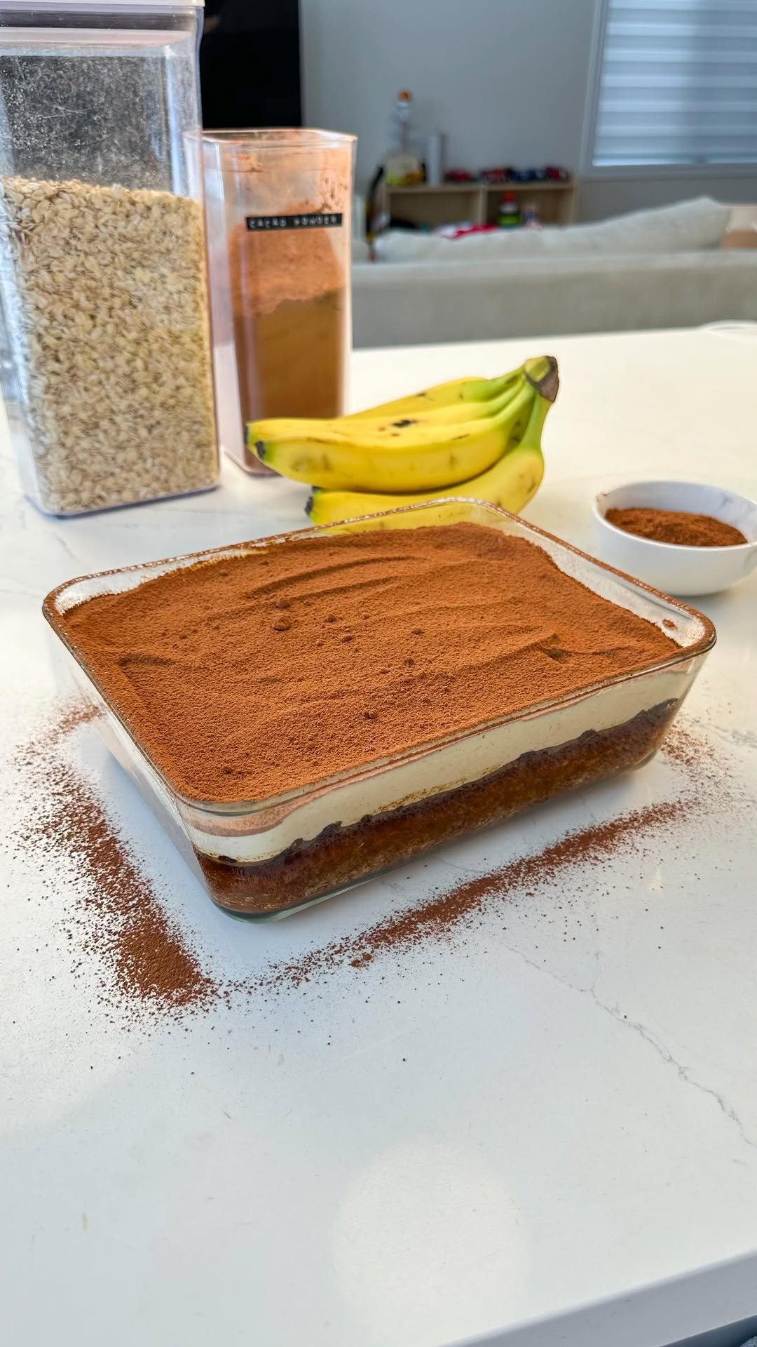 that.veganbabe 게시물 이미지: High-Protein Tiramisu Baked Oats 😍 aka the...