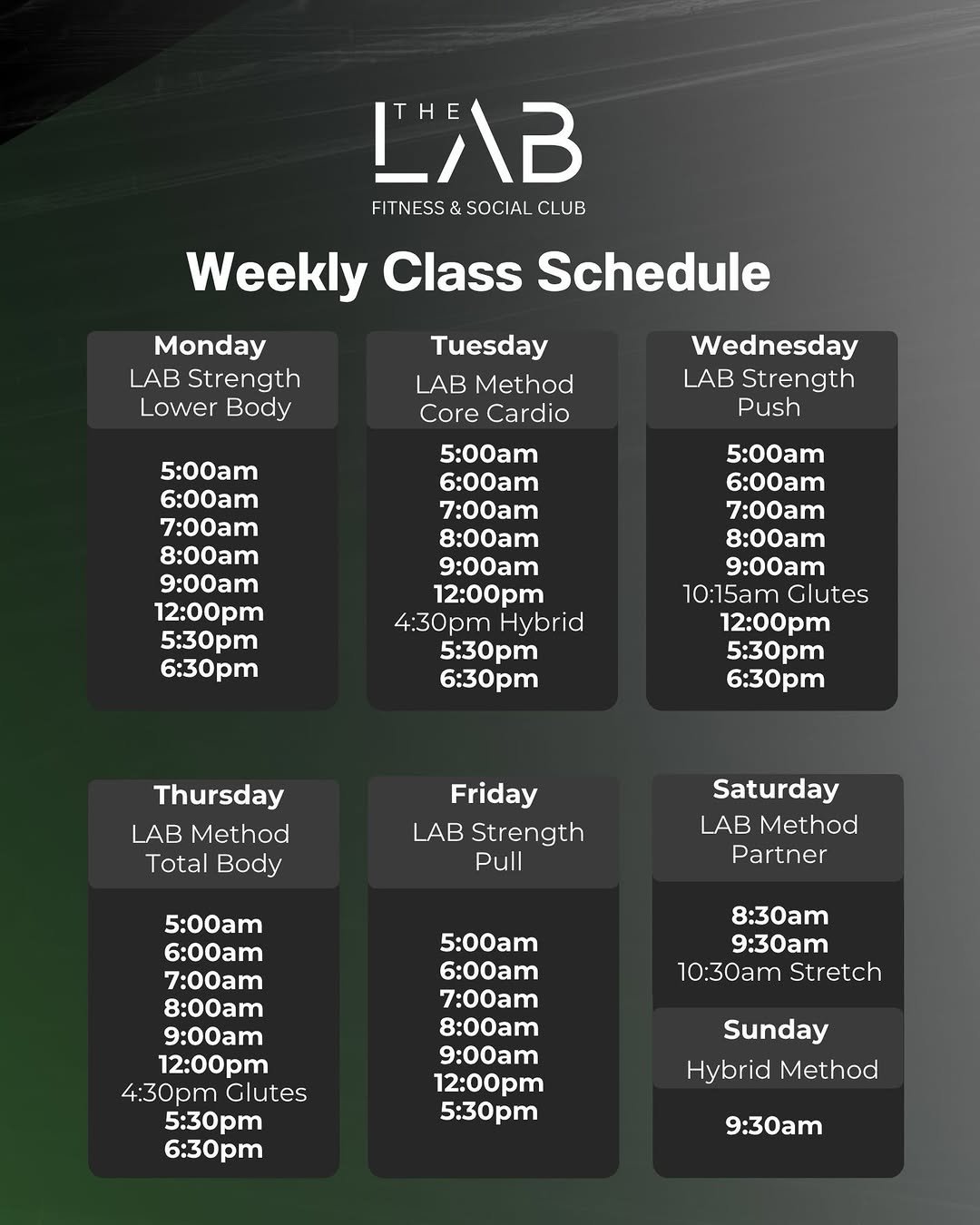 the.lab.method 게시물 이미지: 🎉CLASS SCHEDULE. 🎉

YOU ASKED. WE...