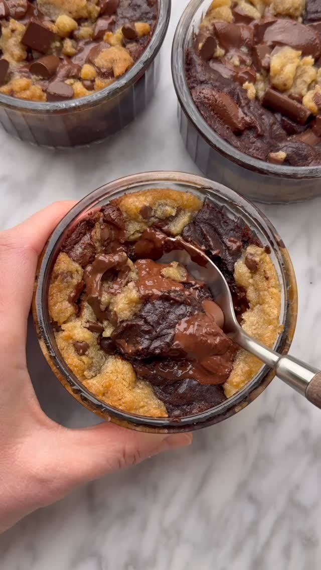 the_bananadiaries 게시물 이미지: Single Serve MOLTEN Deep Dish ‘Nutella’...