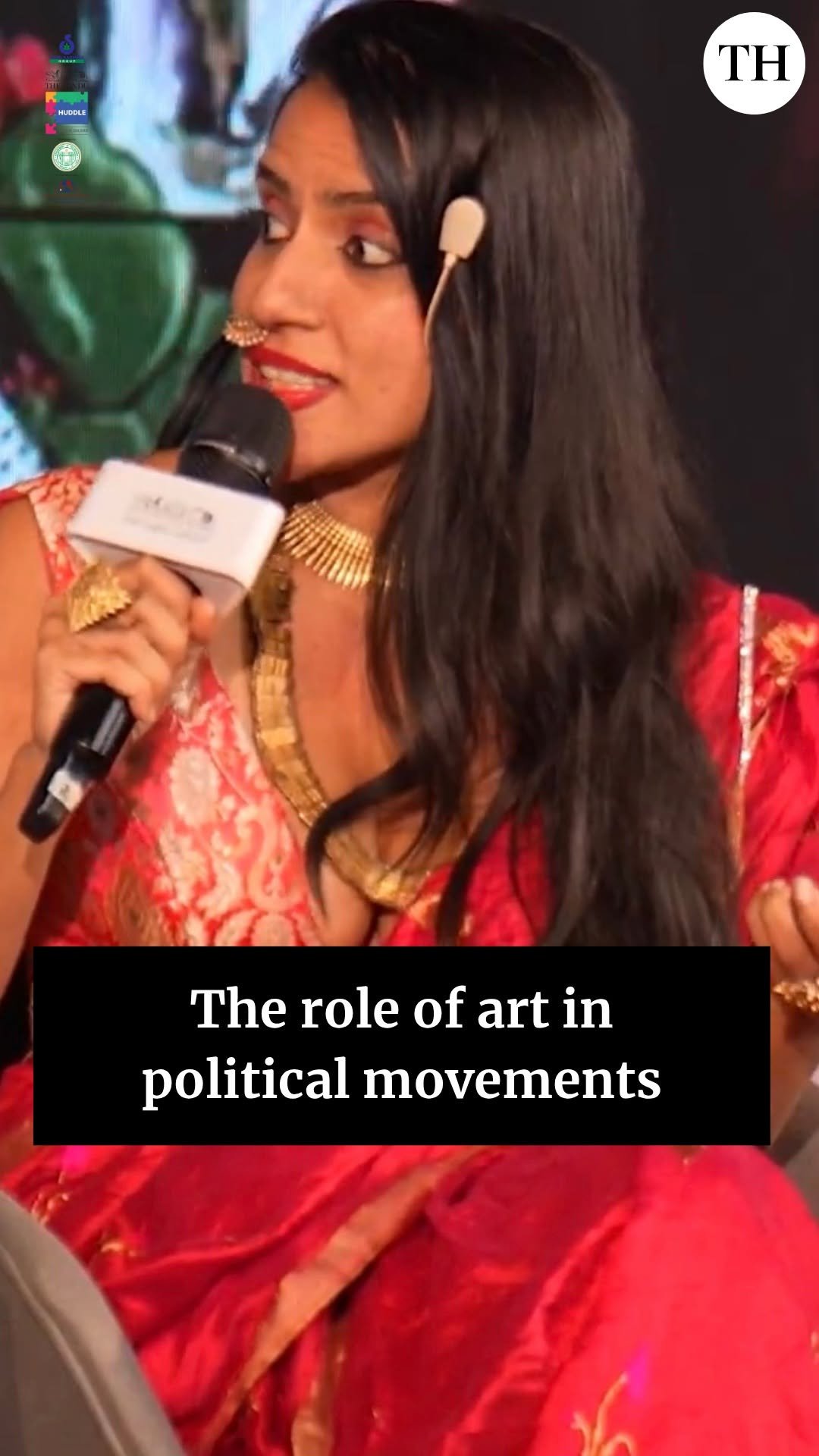 the_hindu 게시물 이미지: At #TheHinduHuddle 2026, artist and activist...