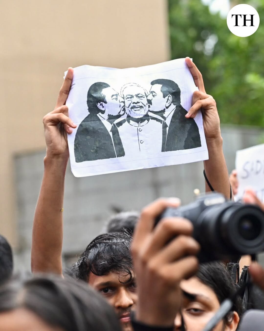 the_hindu 게시물 이미지: Students gather in Mumbai’s Dadar on July 21...