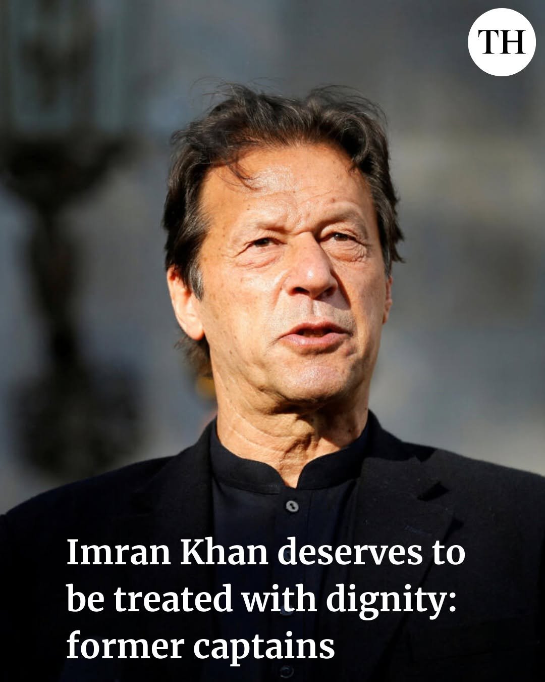Photo by The Hindu on February 17, 2026. May be an image of one or more people and text that says 'TH Imran Khan deserves to be treated with dignity: former captains'.