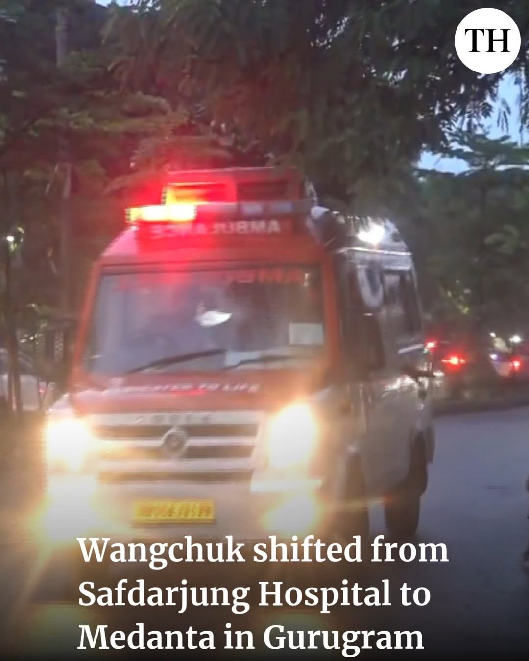 the_hindu 게시물 이미지: Activist Sonam Wangchuk was discharged from...