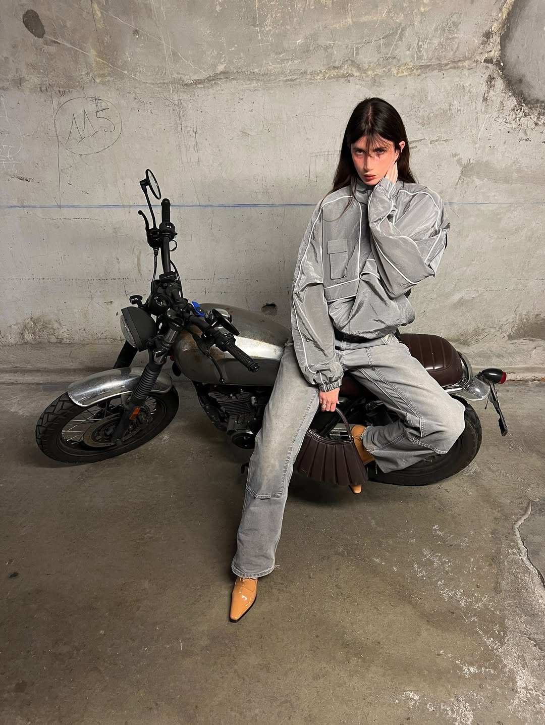 Photo shared by Laberiane Ponton on December 02, 2025 tagging @lacoste. May be an image of segway, motorcycle, scooter and text.