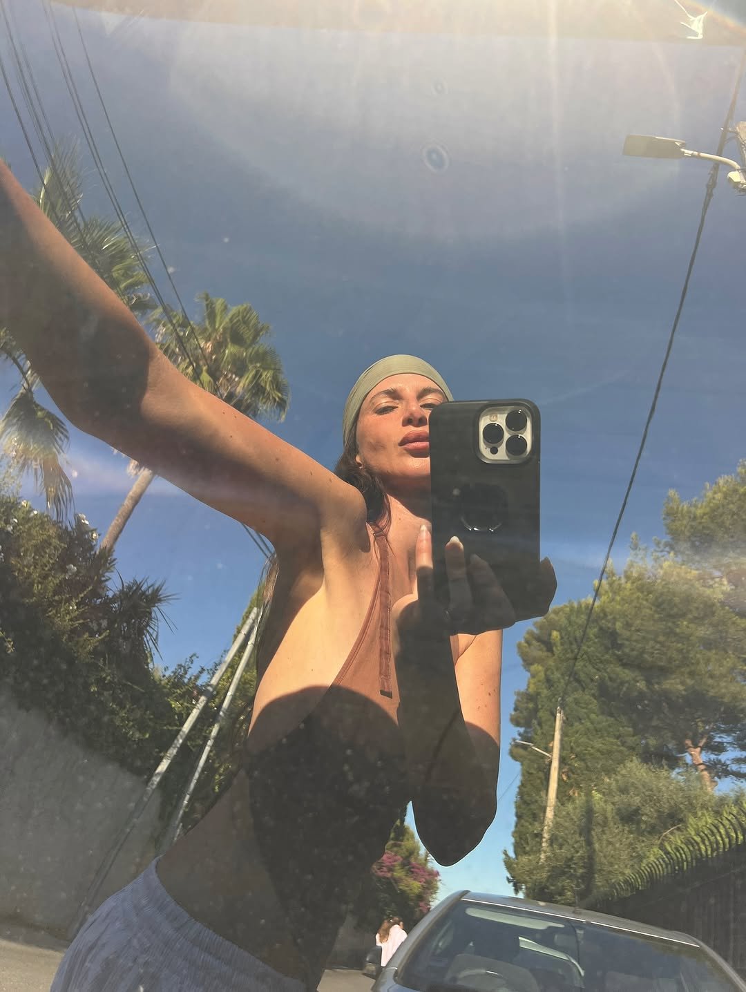 Photo by Laberiane Ponton in Antibes. May be an image of 1 person and rearview mirror.
