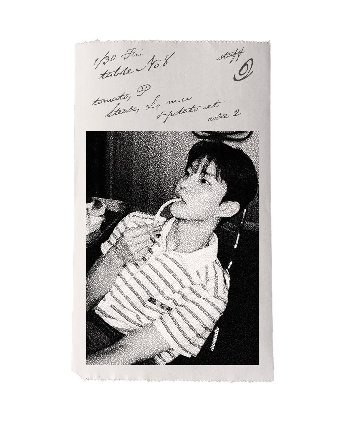 Photo shared by 더보이즈 (THE BOYZ) on January 29, 2026 tagging @__qfeed__. May be a black-and-white image of poster, book and text.