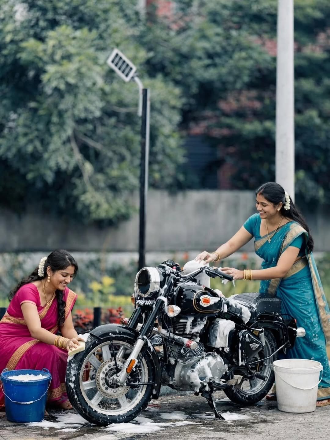 Photo by thebullethub on April 28, 2026. May be an image of one or more people, motorcycle, scooter, tire and text.