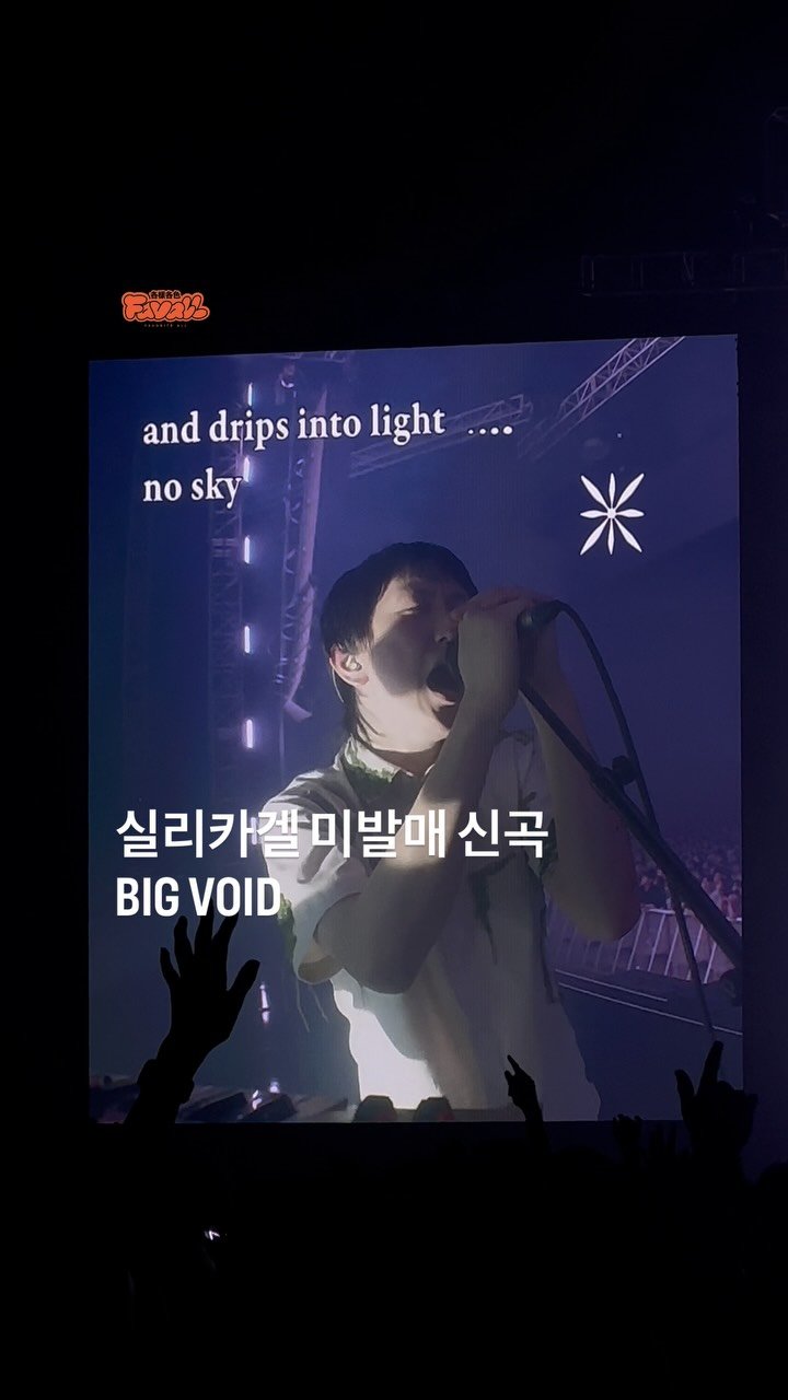 thefavall 게시물 이미지: 페이볼의 Q @nevermindperil 가 보고온 2025 실리카겔 단독공연...