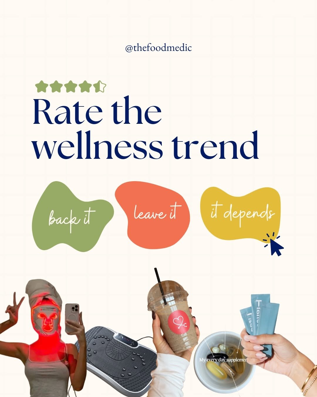 thefoodmedic 게시물 이미지: There’s a lot of different wellness trends...