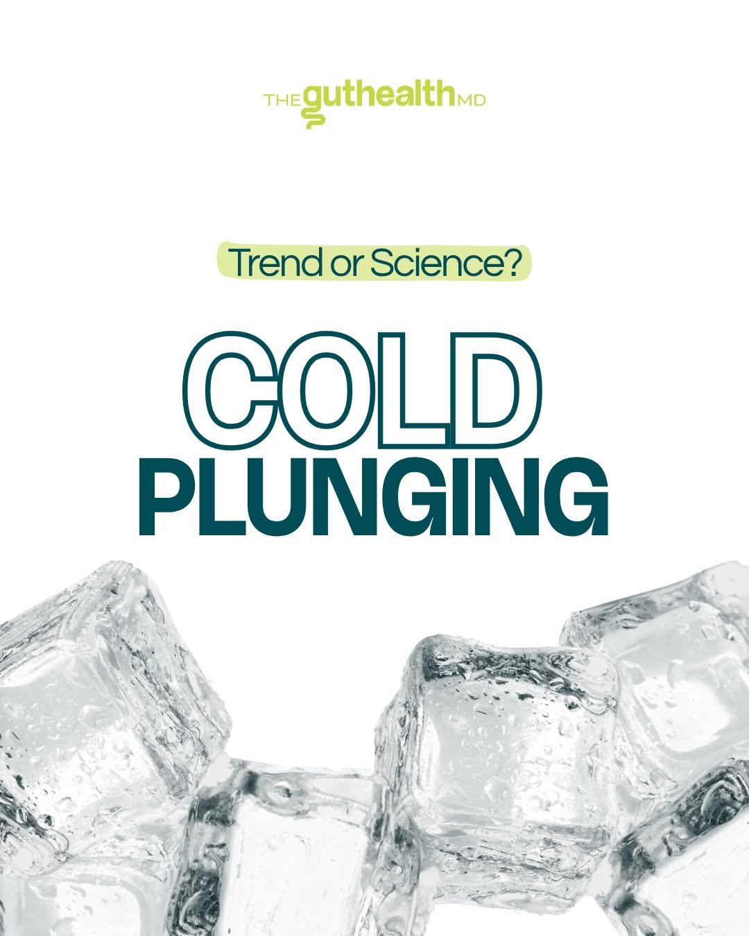 Photo by Will Bulsiewicz MD MSCI | Gastroenterologist on November 12, 2025. May be an image of water filter, body of water and text that says 'THEguthealthMD Trend or Science? COLD PLUNGING'.