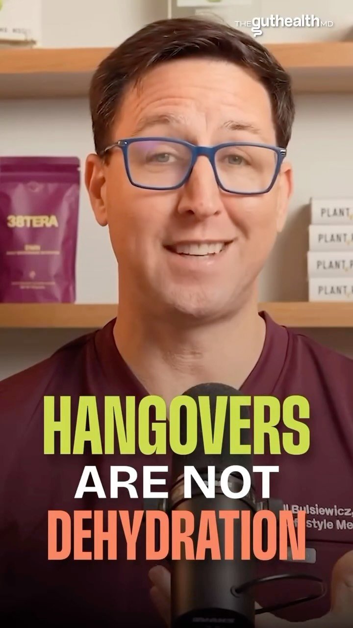 theguthealthmd 게시물 이미지: Everyone thinks a hangover is just...