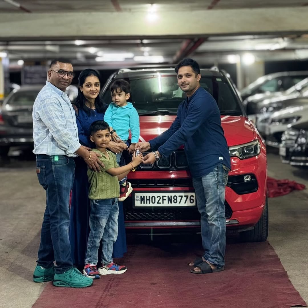 Photo shared by The Jackpot Cars on December 09, 2025 tagging @arfat.zara, @loveyounoorr, and @thejackpotcars. May be an image of standing, car, jeep, minivan and text that says 'MH02FN8776'.