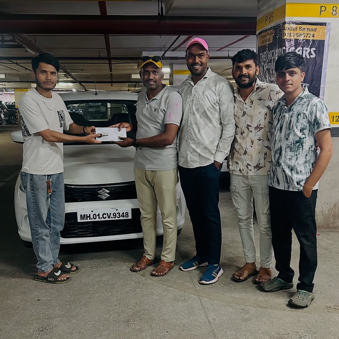 Photo shared by The Jackpot Cars on September 02, 2025 tagging @luv_habibi, @arfat.zara, and @thejackpotcars. May be an image of 5 people, people standing, sedan and text that says 'P 8 167585724 laciul Sanad 7685724 ARS MH.01.CV.934B ΜH.01.'.