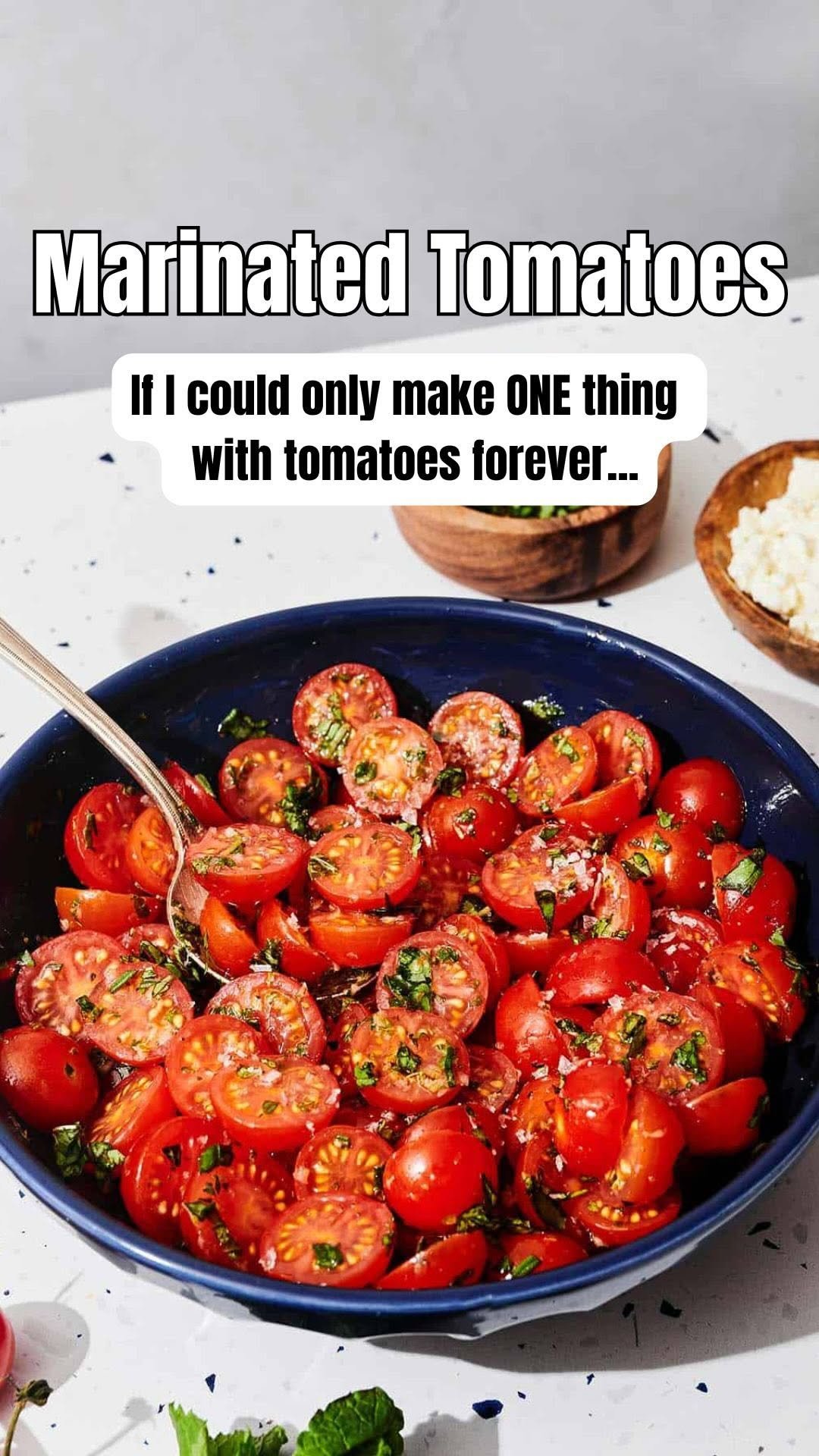 themediterraneandish 게시물 이미지: Marinated Tomatoes > Everything! It takes 5...