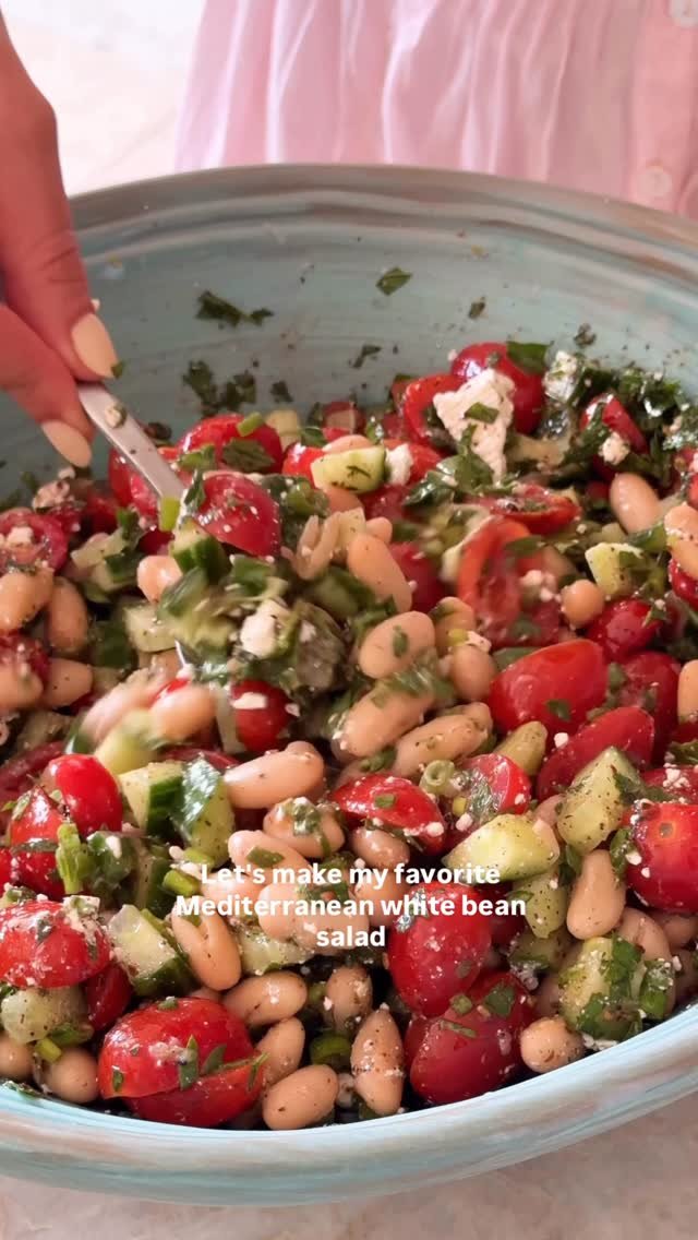 themediterraneandish 게시물 이미지: I call this my happy gut salad: Mediterranean...