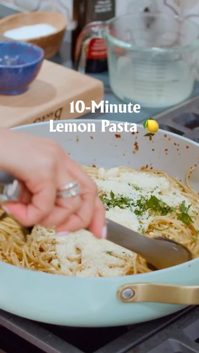 themediterraneandish 게시물 이미지: 10-min lemon pasta, Mediterranean style...