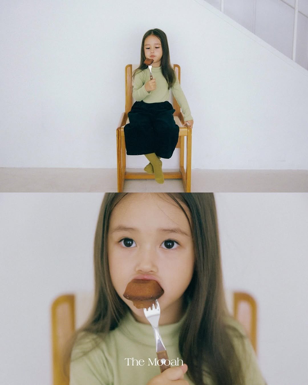 Photo by The Mooah on December 03, 2025. May be an image of child, hair, duffle coat and text.