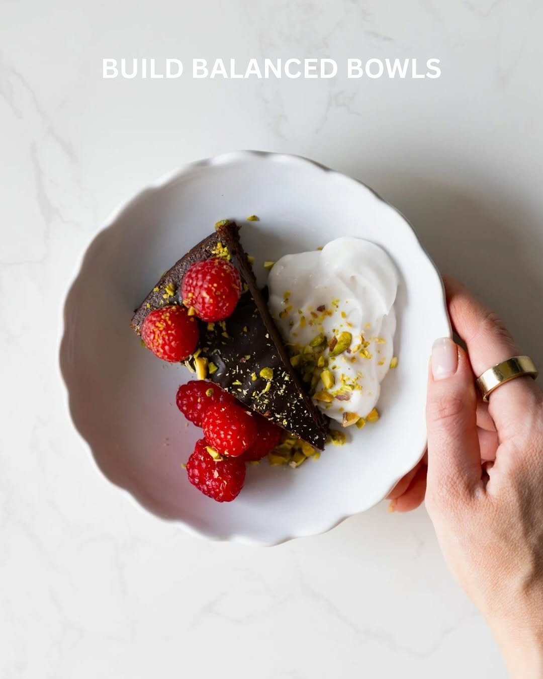 Photo by Dr Emily Prpa PhD | Nutrition Scientist on November 29, 2025. May be an image of yogurt, bowl, strawberry, granola, fruit salad and text that says 'BUILD BALANCED BOWLS'.