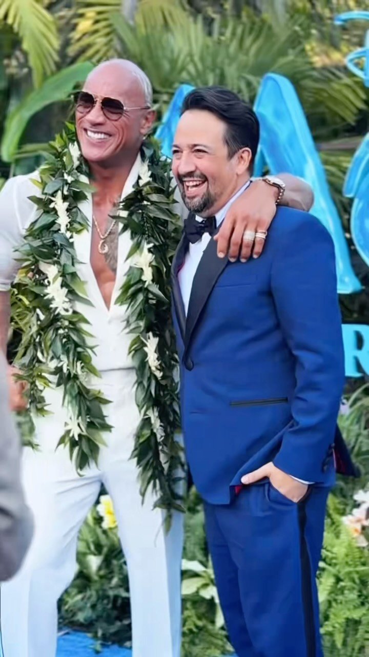therock 게시물 이미지: The ocean called us to the world premiere of...