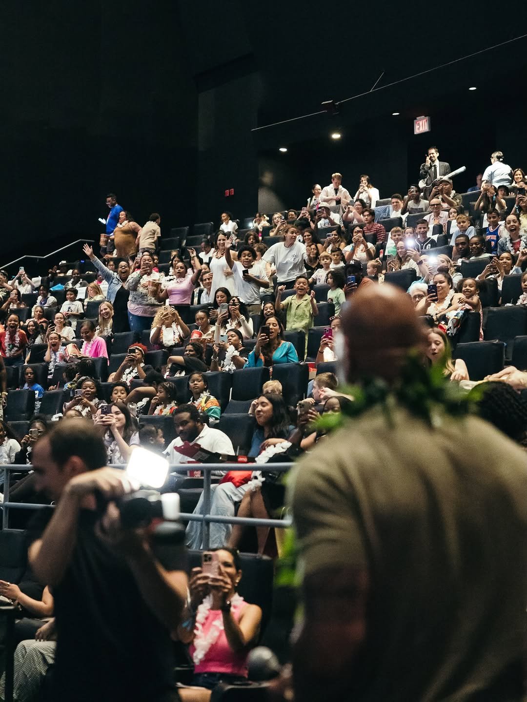 therock 게시물 이미지: An electric theater surprise at our first...