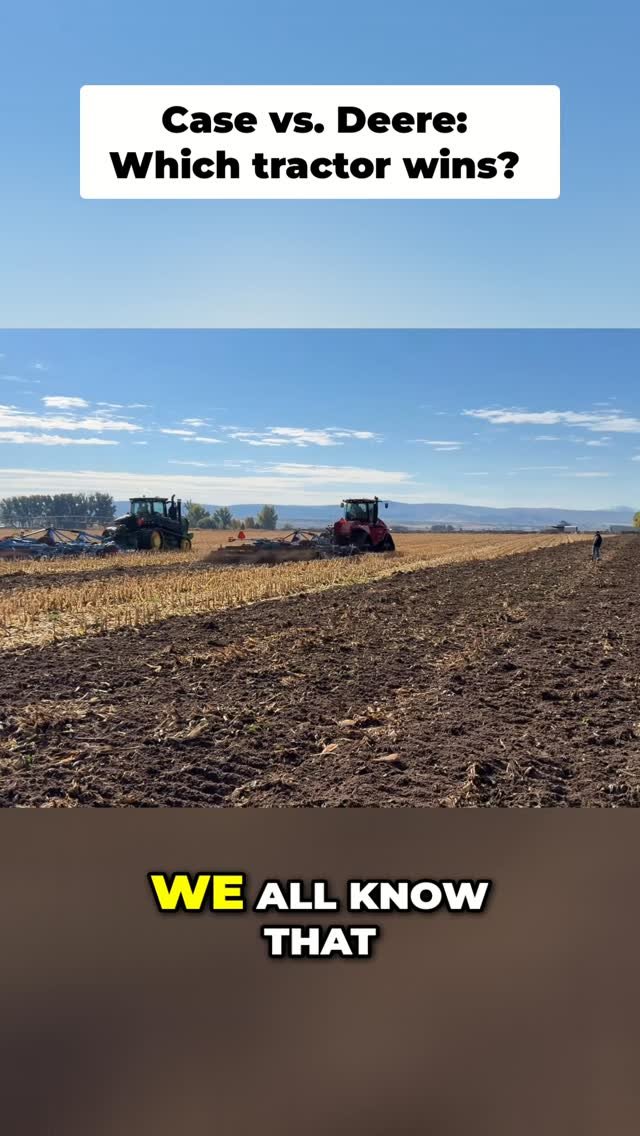 therockymountainfarmer 게시물 이미지: Case vs. John Deere: A drag race on wet sand!...