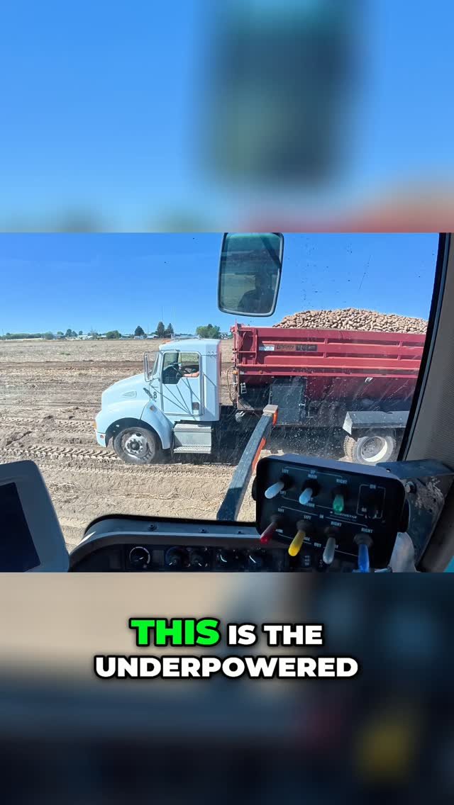 therockymountainfarmer 게시물 이미지: Underpowered truck struggles in the field....