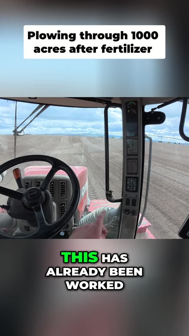 therockymountainfarmer 게시물 이미지: Working the soil after fertilizer spread. It...