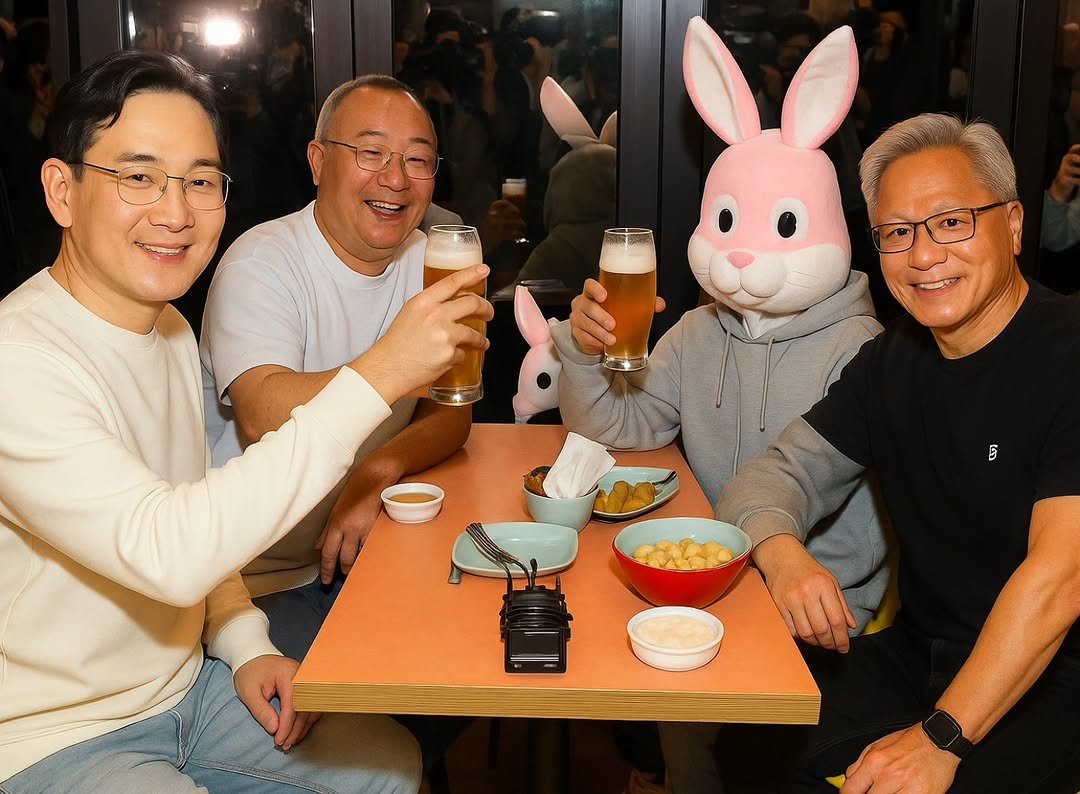 Photo by 더신자 on October 30, 2025. May be an image of one or more people, beer, sushi and text.