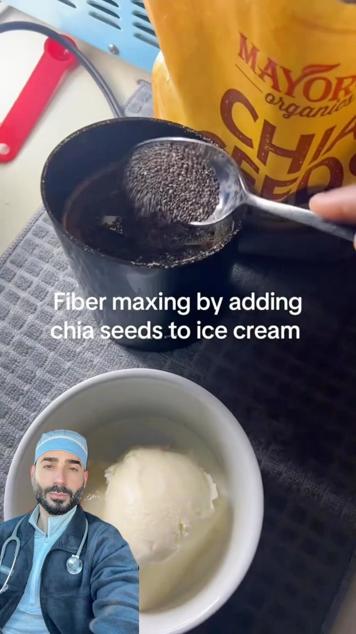 thestomachdoc 게시물 이미지: Fibermaxxing with ice cream? Absolutely....