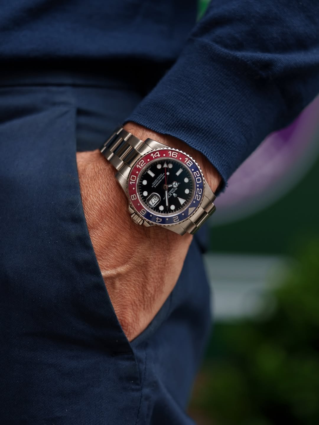 thewatchclub 게시물 이미지: SOLD
White Gold Pepsi 💈 
Ref. 116719BLRO
Box &...