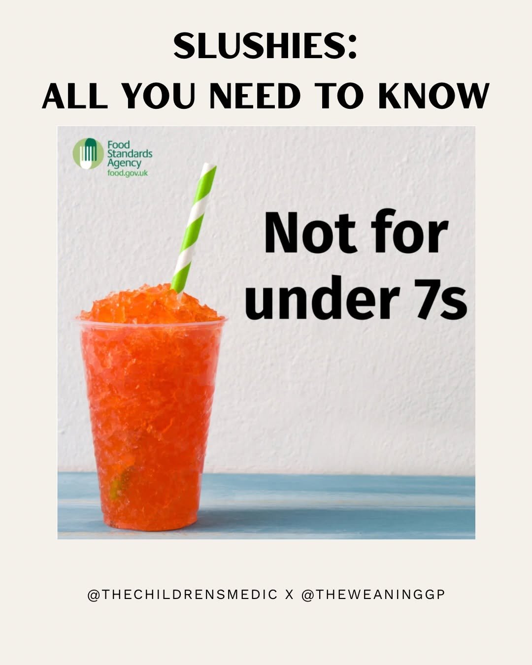 theweaninggp 게시물 이미지: 🧊 Did you know slushies can be dangerous for...