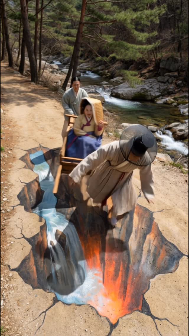 thisiskeepkwan 게시물 이미지: What if? 조선의 길거리 위에 3D 착시그림이 있다면? 🖼

조선의 평범한...