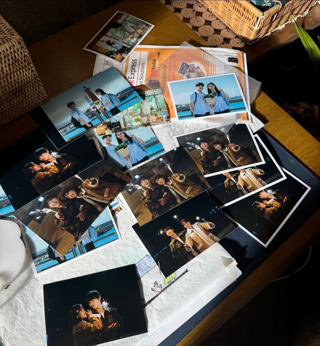 Photo by 천우희 on October 18, 2025. May be an image of polaroid, newspaper and text.